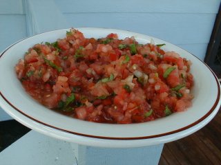 chatini pomme d'amour   tomato salsa