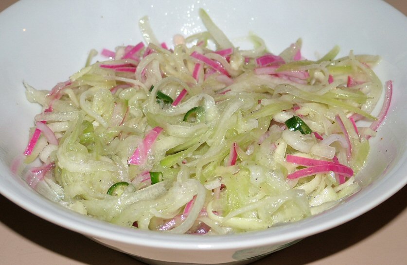 Cucumber Salad    Recipes from Mauritius